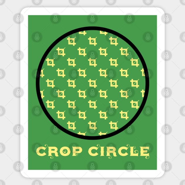 Crop Icon Circle (Version 1) Sticker by TimespunThreads